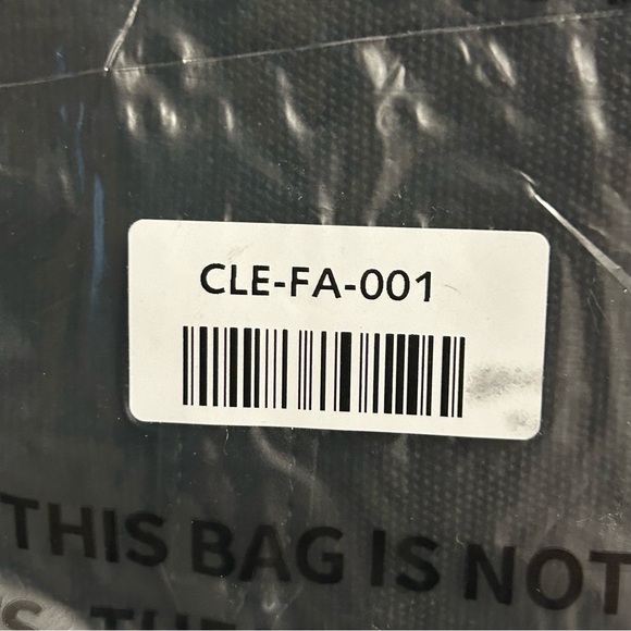 NWT Black CLEOBELLA Natural Canvas Tote Bag - Picture 4 of 6